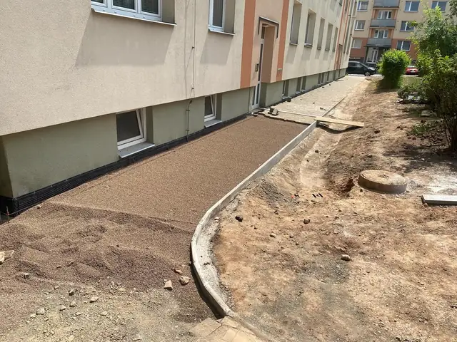 Bytový dům v Jilemnici po kompletní hydroizolaci a finálních površích